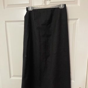 Gray Wool Skirt